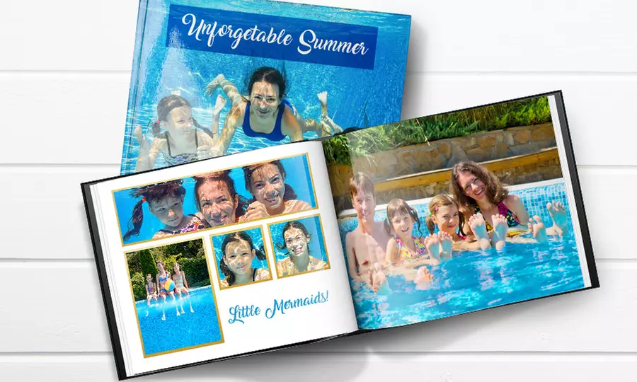 50-Page Custom Hardcover Photo Books (Up to 85% Off). Four Options Available. - Second Medium