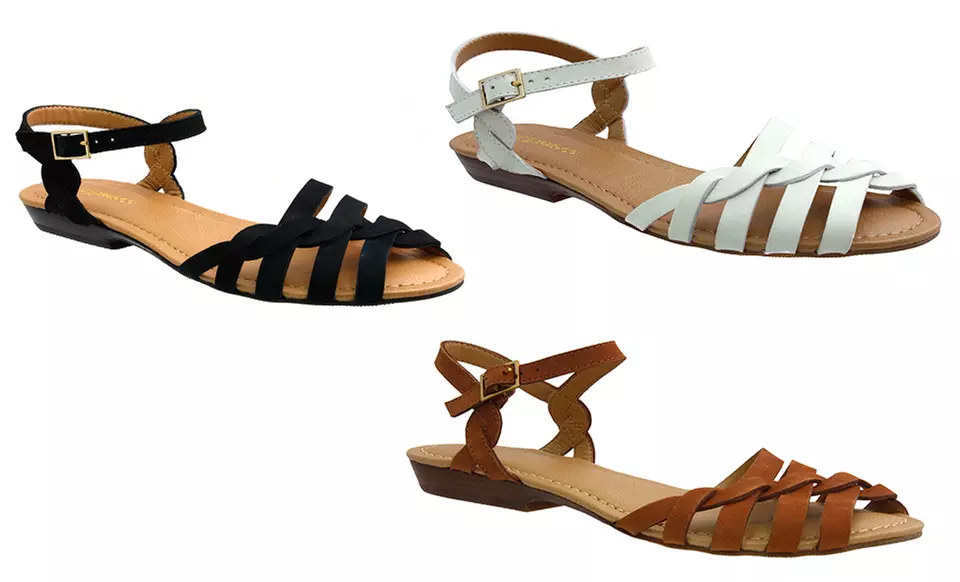 G.H. Bass & Co. Clementine Women's Leather Sandals in Narrow, Medium, or Wide Width - Primary Image