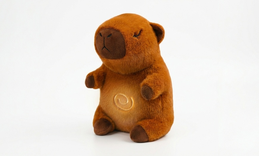 Image 3: Breathing Capybara Plush Toy