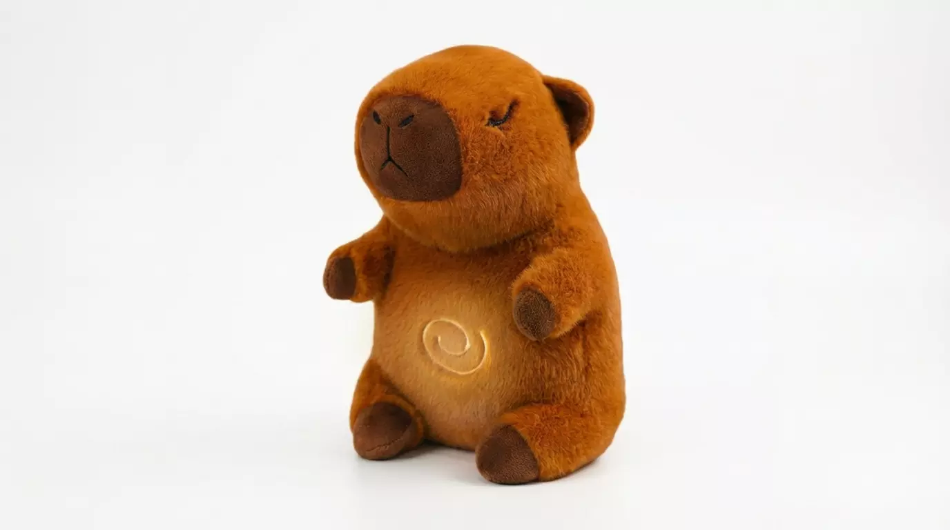 Breathing Capybara Plush Toy