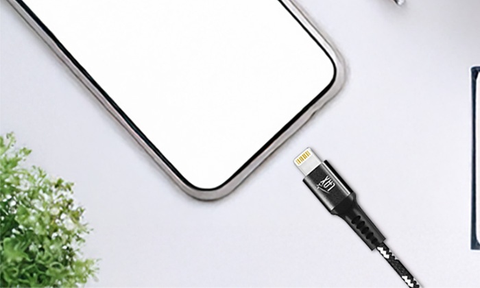 LAX Apple Certified Braided Lightning Cable for iPhone and iPad
