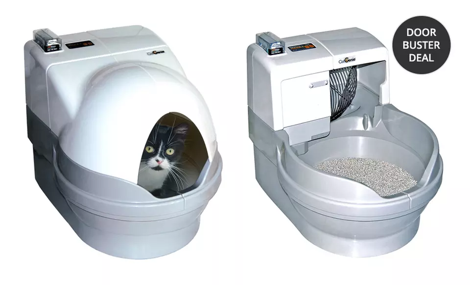 CatGenie Self-Washing Cat Box with Option for GenieDome. Free Returns. - Primary Image