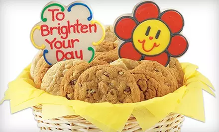 One Dozen Gourmet Cookies, a Cookie Cake, or a Cookie Basket at Cookies by Design (Up to 53% Off) - Primary Image