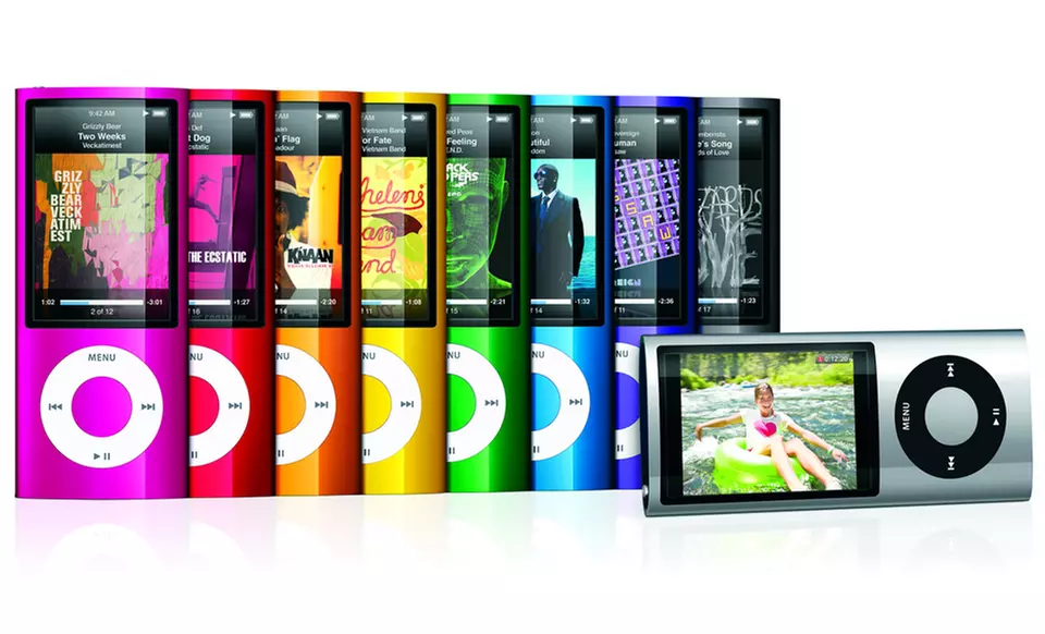 Apple iPod Nano 5th Generation (Refurbished). Multiple Storage Sizes from $74.99–$84.99. Free Returns. - Primary Image