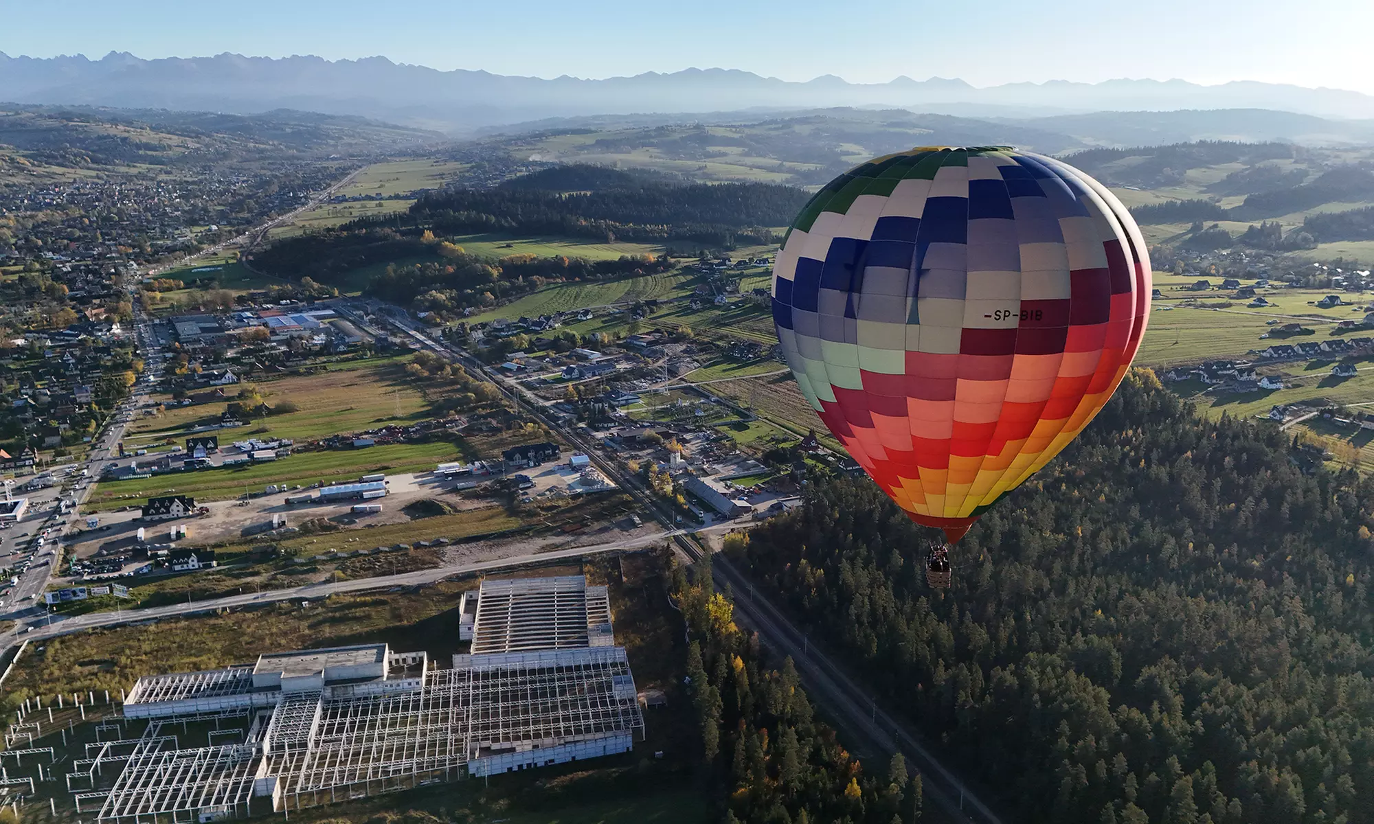 Podniebna przygoda z widokiem na Tatry: lot balonem dla 1-7 osób