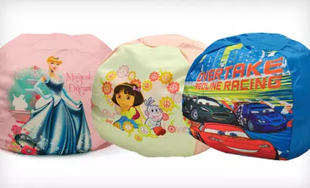 $24 for a Kids’ Cartoon-Character-Print Beanbag Chair ($49.99 List Price). Six Designs Available. - Second Medium