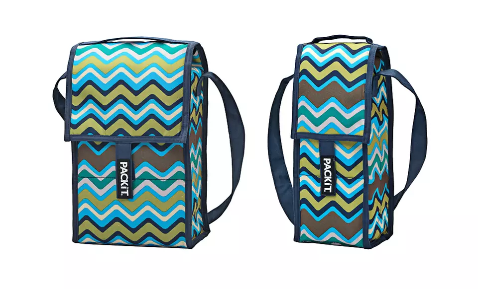 $29.99 for PackIt Reusable Wine Cooler Bag Sets ($44.98 List Price). Four Colors Available. Free Shipping and Returns. - Second Medium