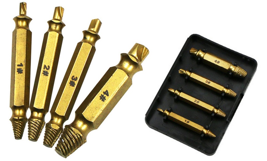 Image 13: Screw Extractor Drill Bits Set