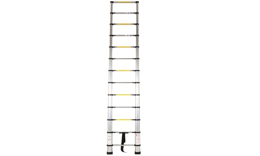 Image 2: 3.8m Multipurpose Telescopic Ladder