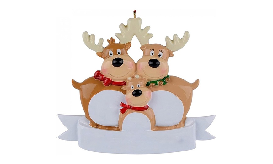 Image 3: Reindeer Family Christmas Tree Decoration