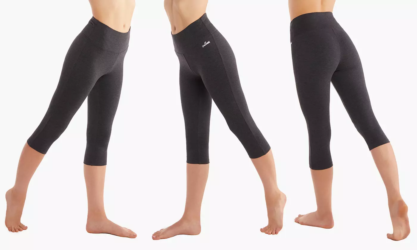 Spalding Women's High Waist Tummy Control Active Pants or Capris. (Size 2X) - Primary Image