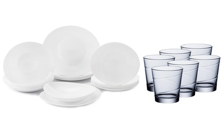 Servizio da 24 o 48 pezzi Prometeo Rocco Bormioli