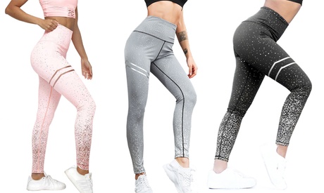 Leggings Rose a vita alta, disponibili in 4 colori e varie taglie
