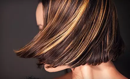 Haircut, Conditioning, and Blow-Dry with Single-Process Color or Highlights at Studio Chroma Inc (Up to 68% Off) - Primary Image