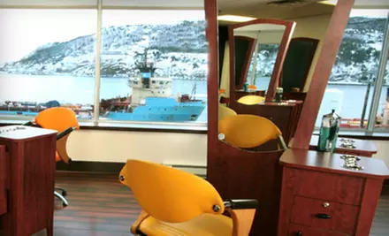 Men's or Women's Salon Package, or Manicure with Paraffin Treatment at Icons (Up to 51% Off) - Primary Image