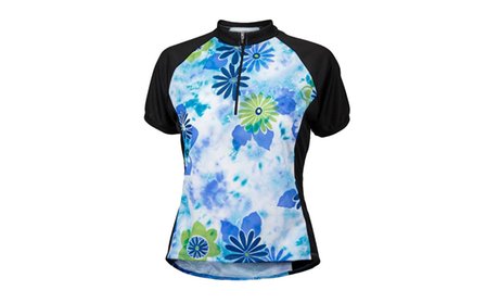 Women's Floral Print Cycling Jersey