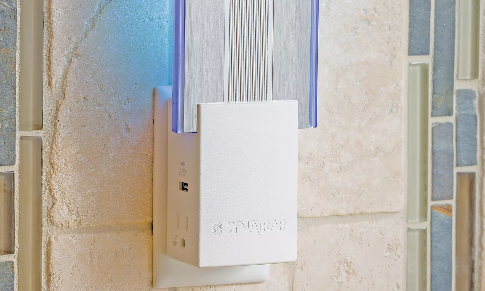 Dynatrap Indoor Light and Glue Fly Trap with USB and AC Outlets - Image 7