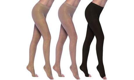 1 o 2 paia di collant compressivi 70 den Silca compressione graduata media disponibili in 3 colori e 4 misure