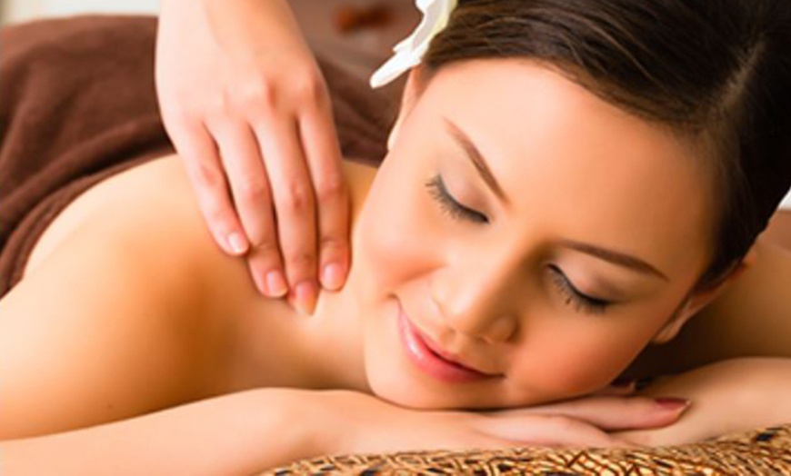 Image 1: Relax and Revitalize: One-Hour Full Body Massage with Angel Therapy