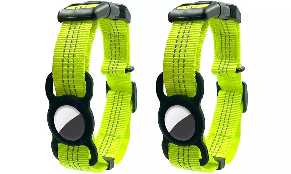 1 o 2 collares reflectantes con soporte para localizador - Second Medium