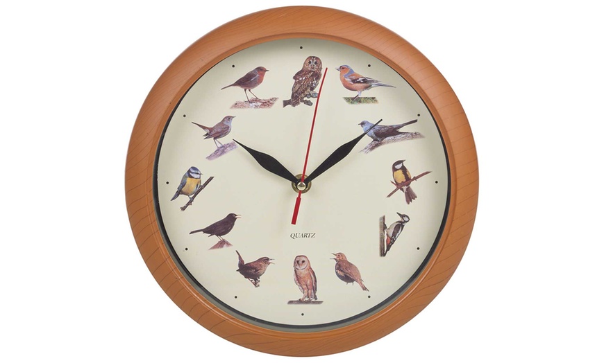 Image 2: Animal Wall Clock with Sound