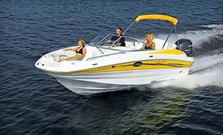 Four- or Eight-Hour Powerboat Rental from South Beach Boat Rentals (Up to 56% Off). Three Options Available. - Primary Image