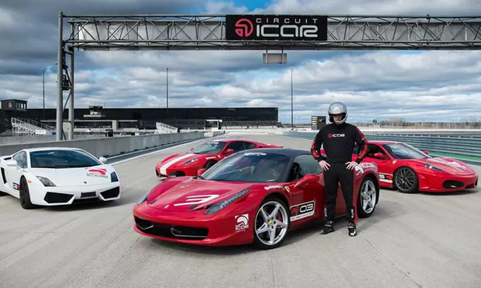 Two Laps Driving a Ferrari F430, Lamborghini Gallardo, or Ferrari F458 Italia at ICAR Toronto (Up to 50% Off)  - Primary Image