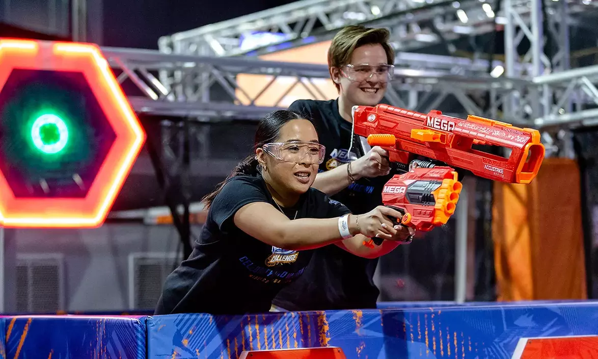Wristbands and Game Credits at GYGO (GET YOUR GAME ON) featuring the NERF CHALLENGE (Up to 20% Off) - Primary Image