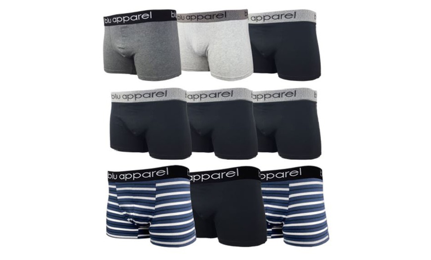 Image 1: Three Packs of Blu Apparel Men's Boxers