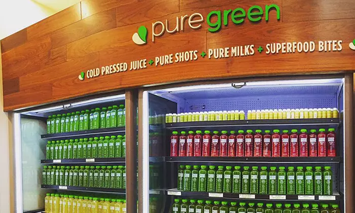 Juice Cleanses or Health Food at Pure Green (Up to 21% Off). Three Options Available.  - Second Medium