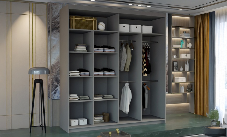 Image 7: Sliding Wardrobes 4 Montana Sliding Wardrobe with Mirror