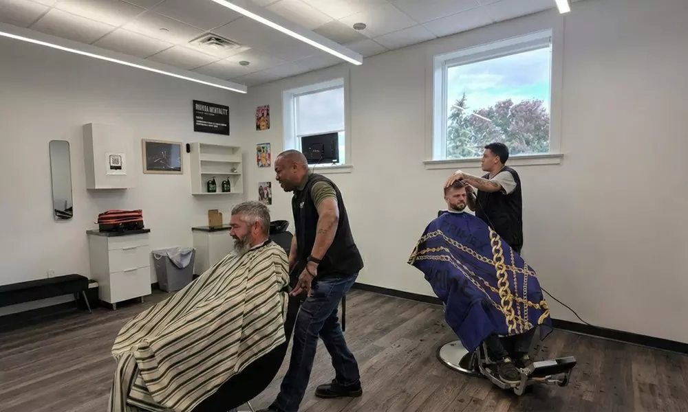 Traditional Haircut and Style or Haircut with Beard at The Fade Factory Barbershop (Up to 40% Off) - Primary Image