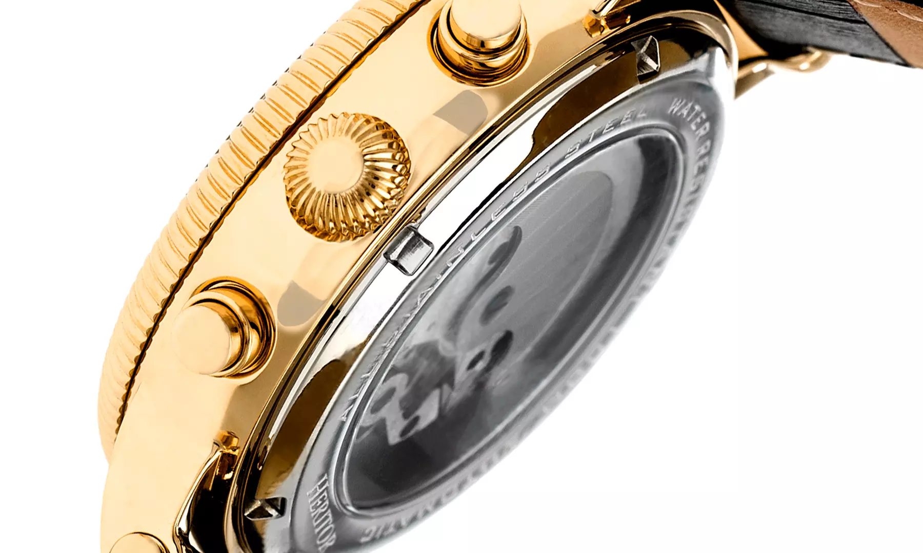 Heritor Automatic Leather Watch
