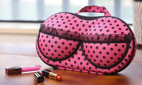 1 o 2 organizzatori da viaggio a forma di reggiseno per lingerie leggera