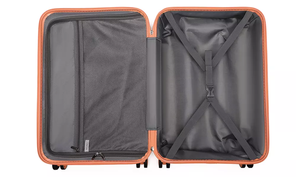 1 of 4 oranje koffers