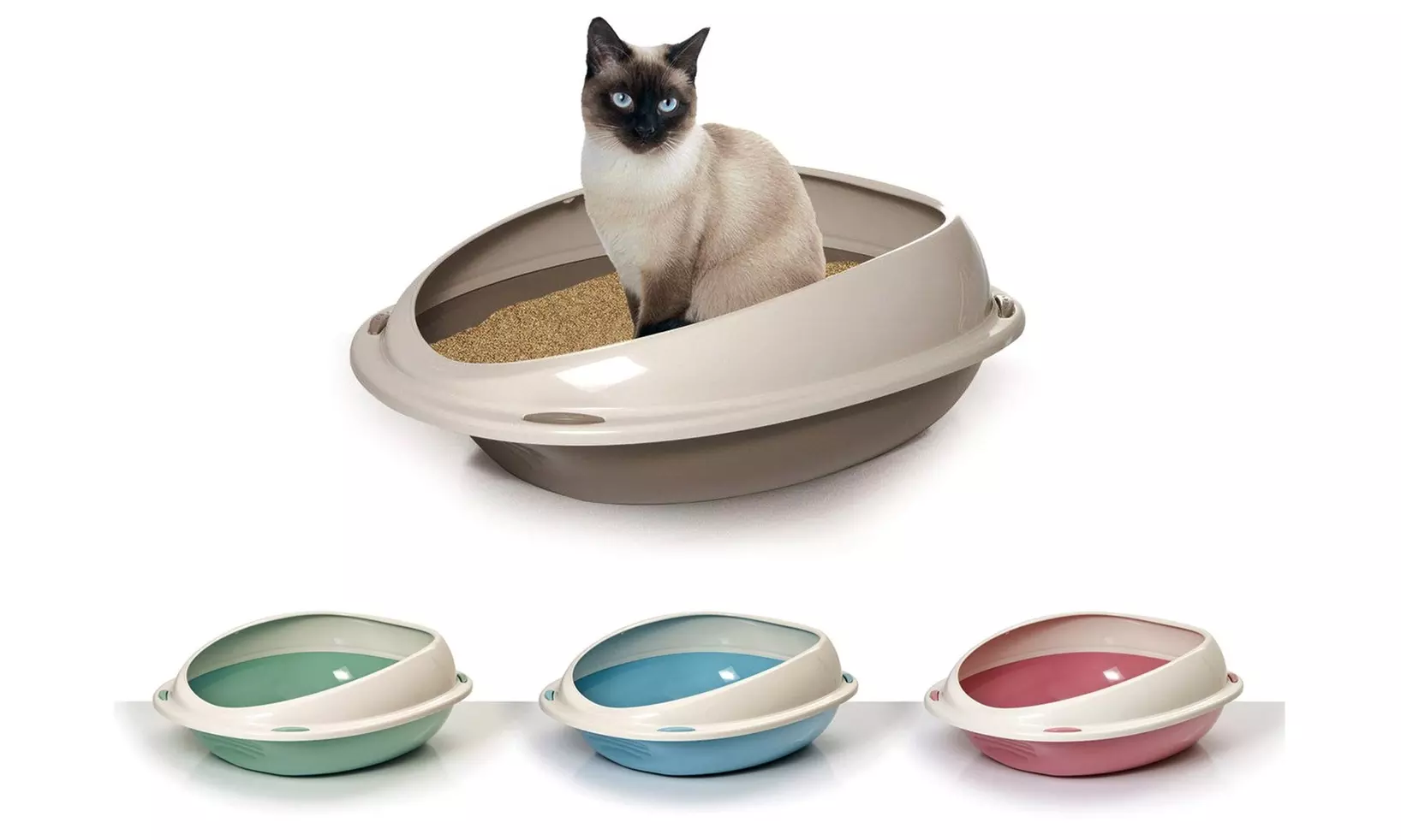 Bac à litière ouvert Georplast, deux tailles au choix - Primary Image