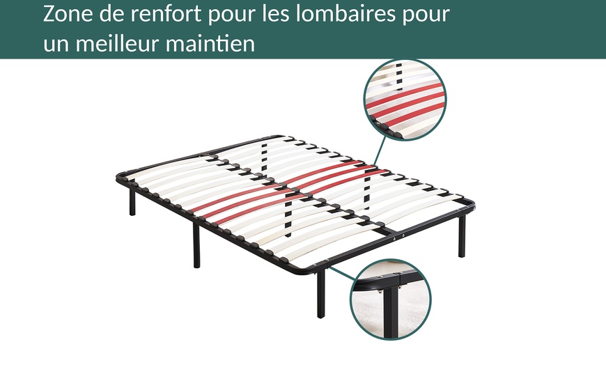 Image 15: Sommier Orthosense orthopédique, renfort lombaire, Sampur