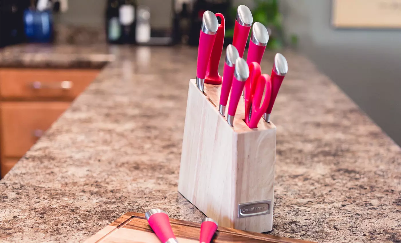 Cuisinart 11-Piece Red Fiesta Knife Set - Primary Image