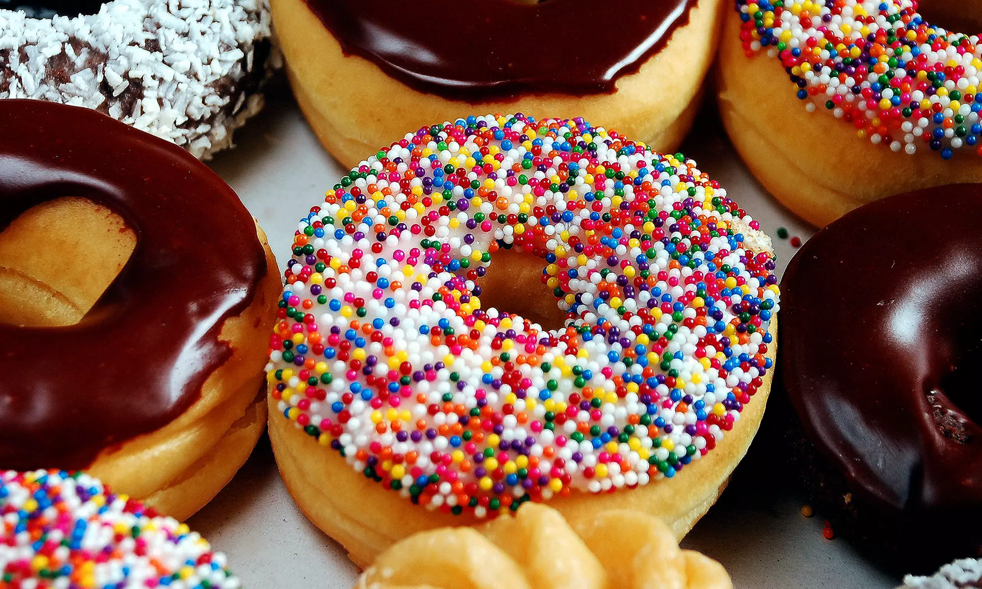 One or Three Dozen Donuts or Five Sandwich Meals with 24 Oz. Fountain Drinks at Winchell’s Donut House (Up to 61% Off) - Primary Image