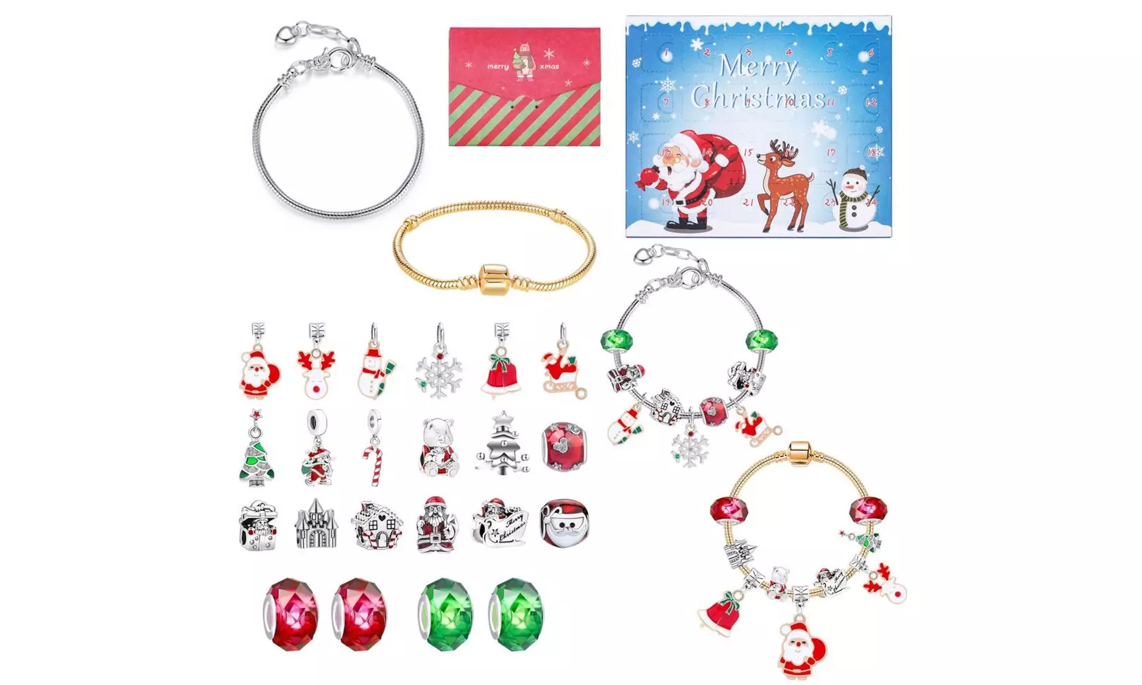 Jingling Bell Chain Bracelet Advent Calendar - Primary Image