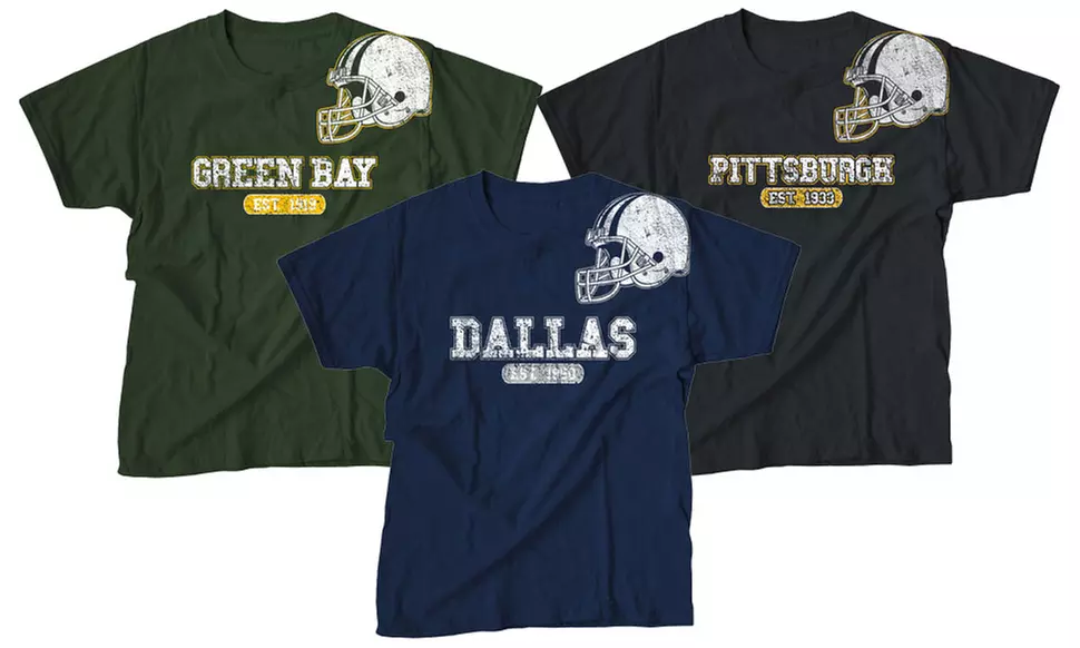 Kid's Awesome Football Helmet T-Shirts - Primary Image