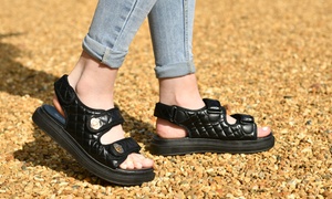 Black Chunky Sandals