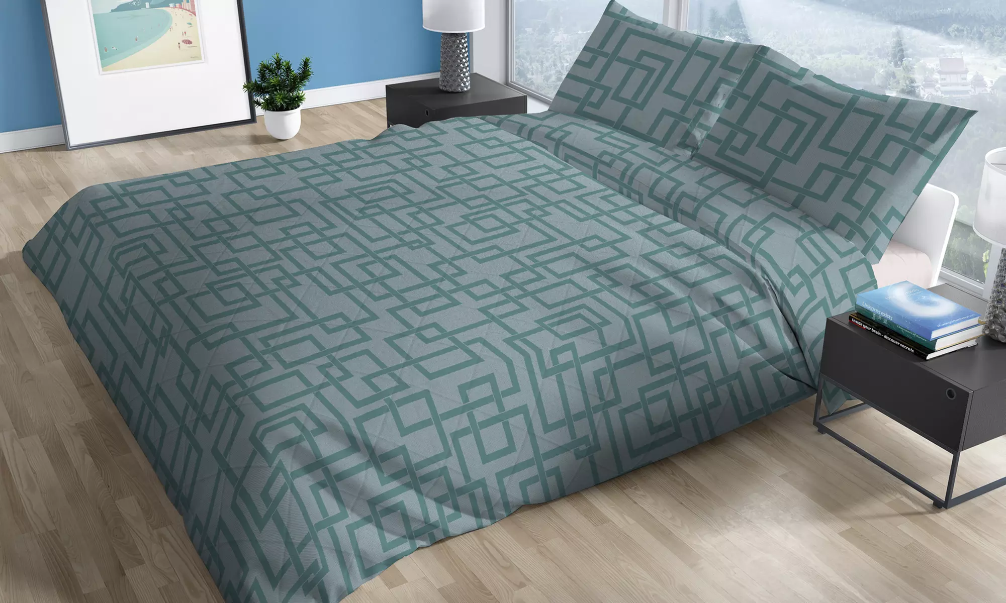 Trapuntini estivi in cotone fantasie rigate, zig zag, geometriche