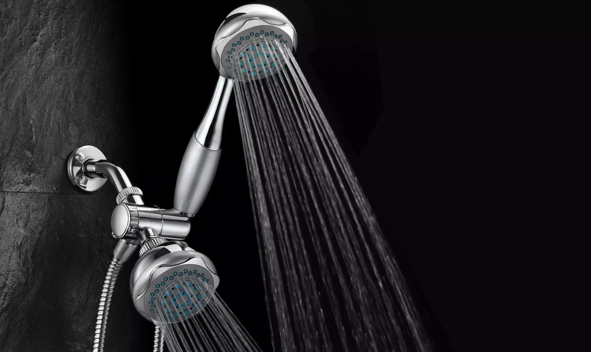 HydroLuxe 24-Setting 3-Way Showerhead Combo - Primary Image