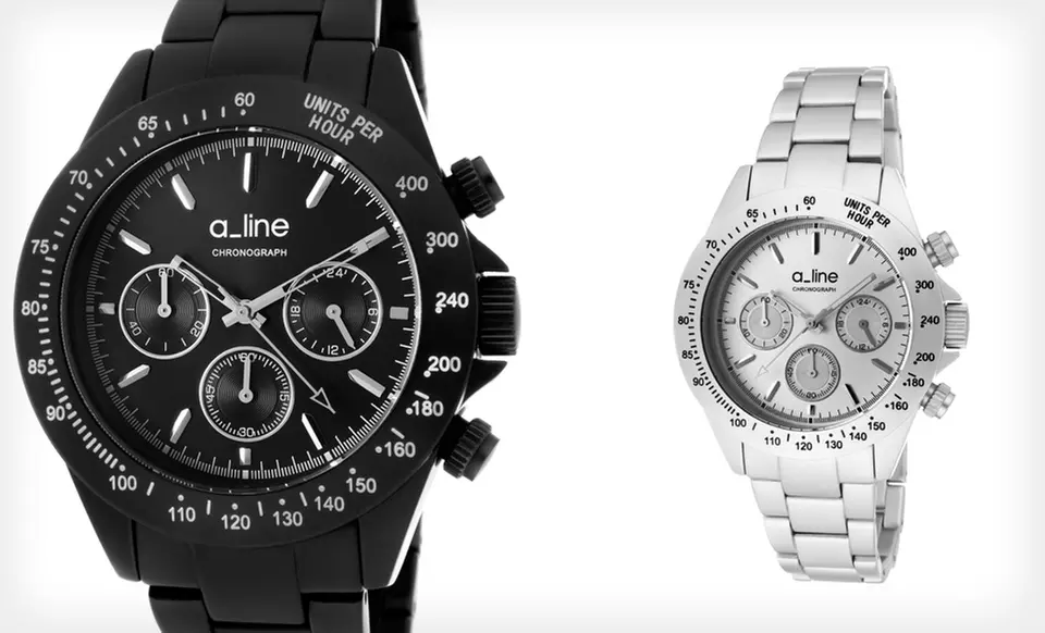 $44.99 for a Women’s A_line Amore Watch in Black/Aluminum or Silver/Aluminum ($495 List Price) - Primary Image