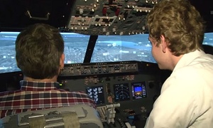 Vliegen in een Flight Simulator