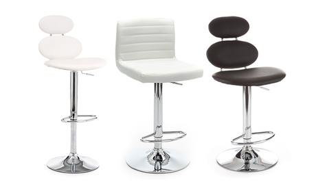 Set di 2 sgabelli da bar con alzata regolabile, disponibili in 2 modelli e vari colori