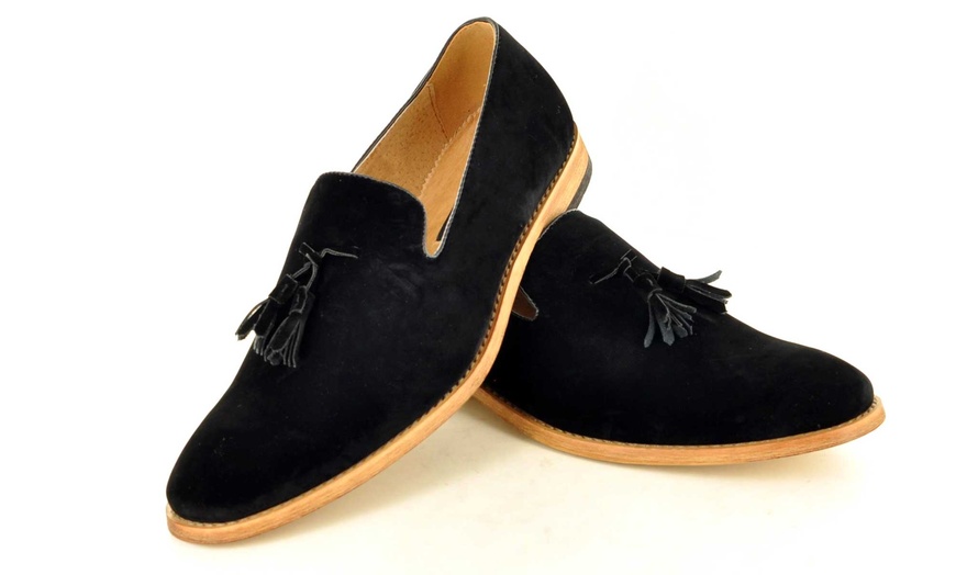 Image 4: Slip-On Tassel Loafers