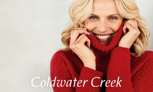 Half Off Women's Apparel and Accessories ﻿at Coldwater Creek