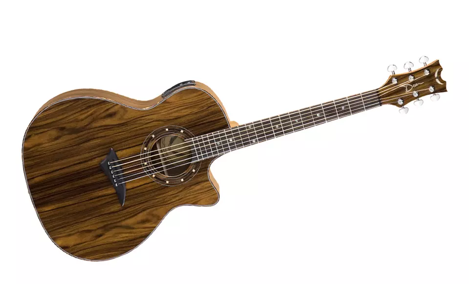 Dean Exotica Coccobolo Acoustic Electric Guitar with Aphex Aural Exciter and Big Bottom Circuitry - Primary Image